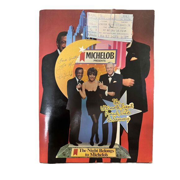 Other - Frank Sinatra Liza Minnelli Sammy Davis Jr Ultimate Event Tour 1988 Program Set